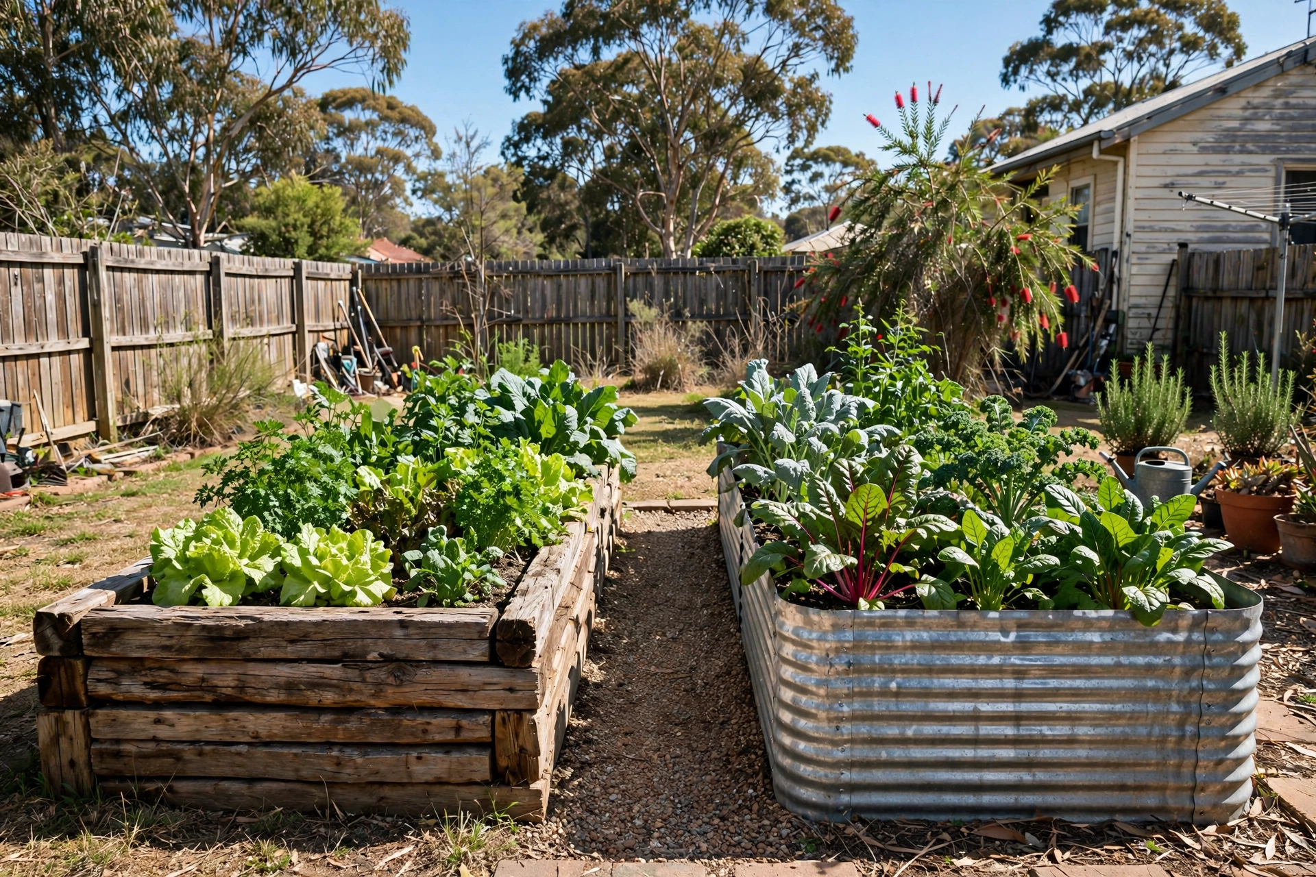 Raised Garden Beds in Australia: Timber vs Metal Compared